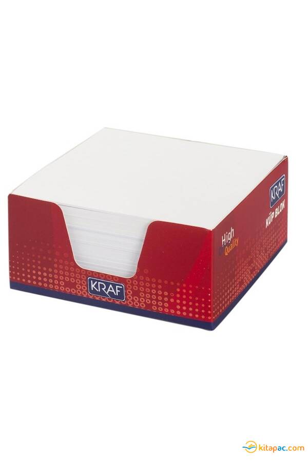 KRAF 9x9 KÜP BLOK BEYAZ 116G - 1