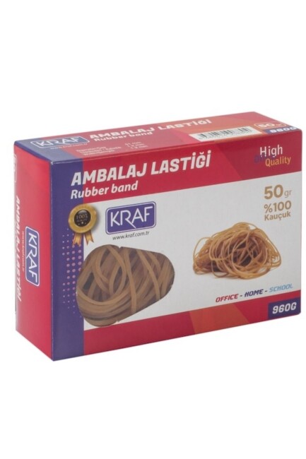 KRAF AMBALAJ LASTİĞİ KAUÇUK 50g 960G - KRAF