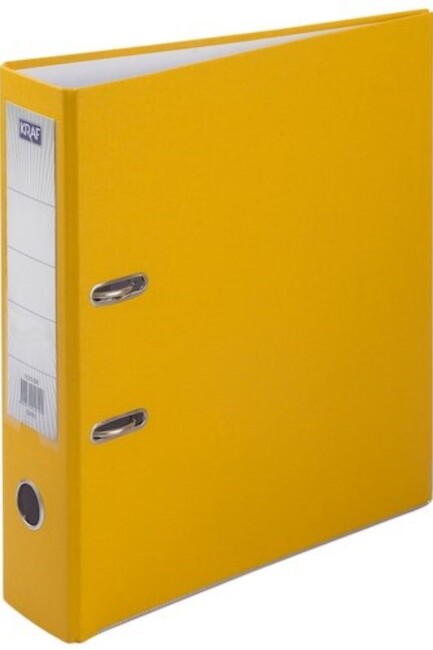 KRAF BÜRO KLASÖRÜ GENİŞ 1025 Sarı - KRAF