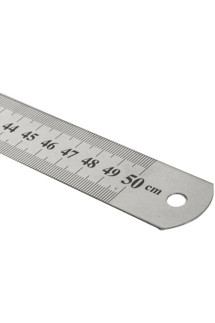 KRAF ÇELİK CETVEL 50cm.INCH ÖLÇÜLÜ 550G - KRAF