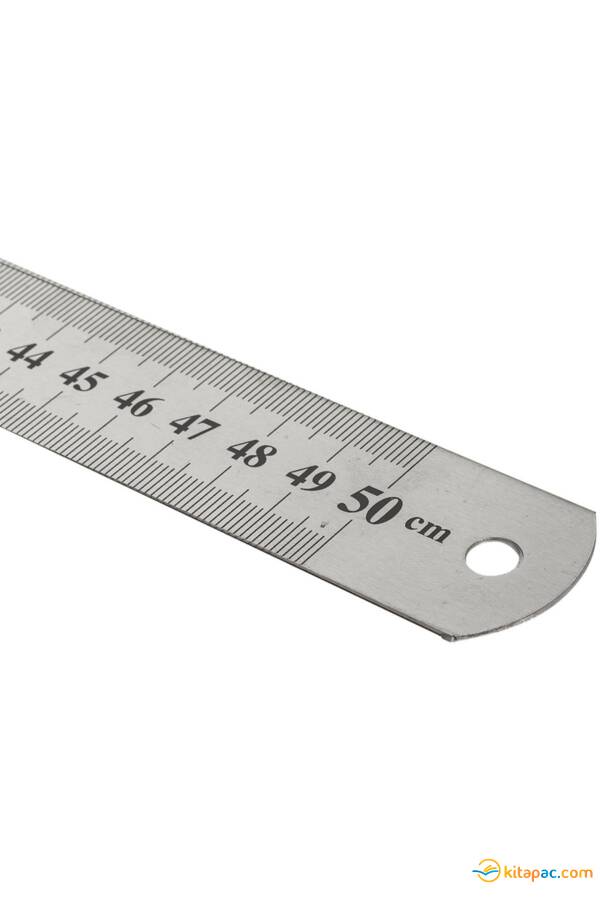 KRAF ÇELİK CETVEL 50cm.INCH ÖLÇÜLÜ 550G - 1