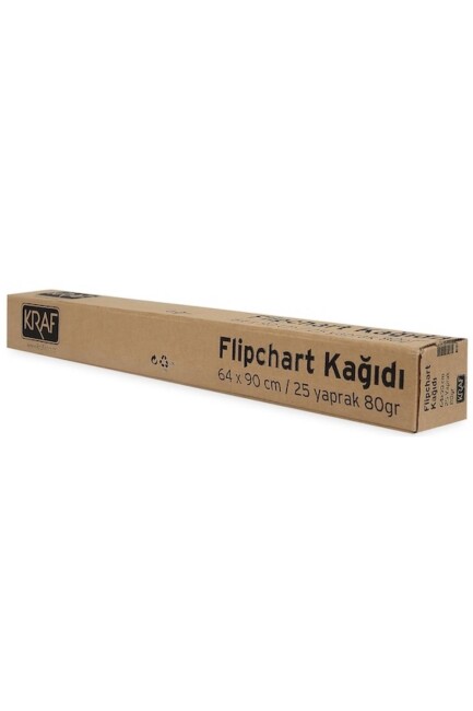 KRAF FLIPCHART KAĞIDI RULO 64x90cm 25 YP 703G - KRAF