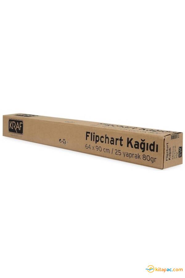 KRAF FLIPCHART KAĞIDI RULO 64x90cm 25 YP 703G - 1