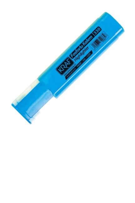 KRAF FOSFORLU KALEM 330 Mavi - KRAF