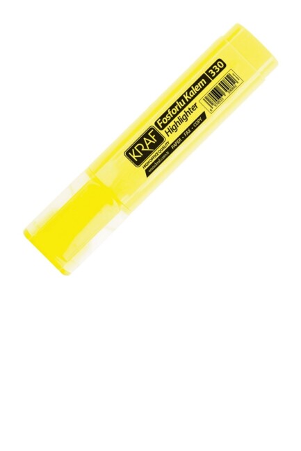 KRAF FOSFORLU KALEM 330 Sarı - KRAF
