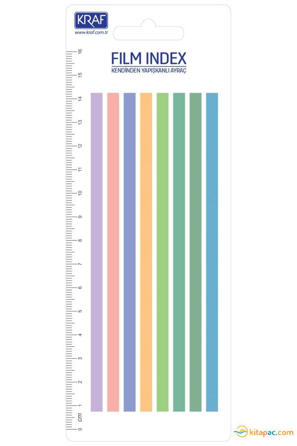 KRAF İNDEX FİLM PP 5x135 mm 20 yp 8 RENK AYRAÇ 85135-1 - 1