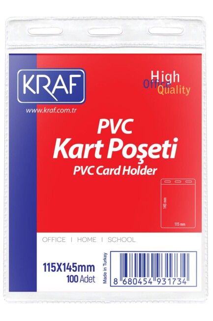 KRAF KART POŞETİ 11,5x14 DİKEY - KRAF