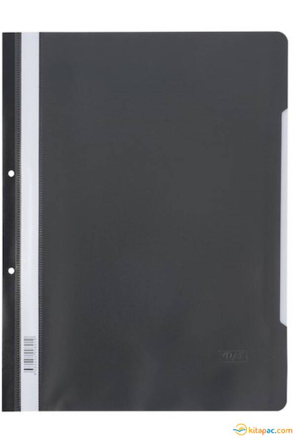 KRAF PLASTİK TELLİ DOSYA 1000 Siyah - 1