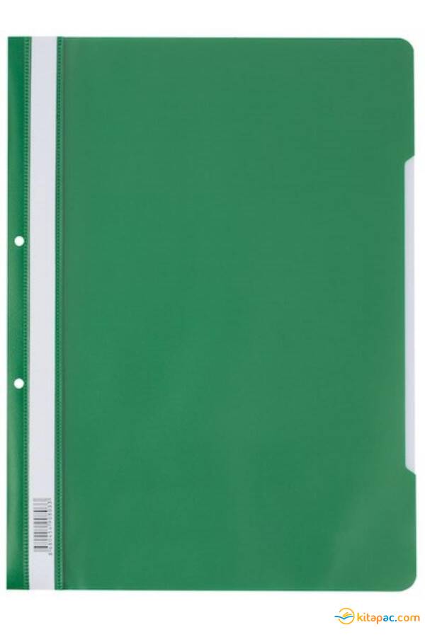 KRAF PLASTİK TELLİ DOSYA 1000 Yeşil - 1