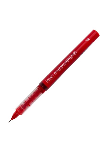 KRAF ROLLER KALEM İĞNE UÇ 0,5 301G KIRMIZI - KRAF