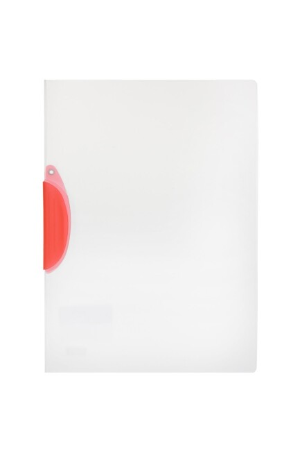 KRAF SIKIŞTIRMALI DOSYA QUICK CLIP - Kırmızı - KRAF