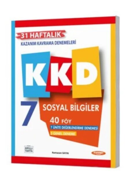 KURMAY 7.Sınıf SOSYAL BİLGİLER KKD - 40 FÖY - KURMAY YAYINLARI