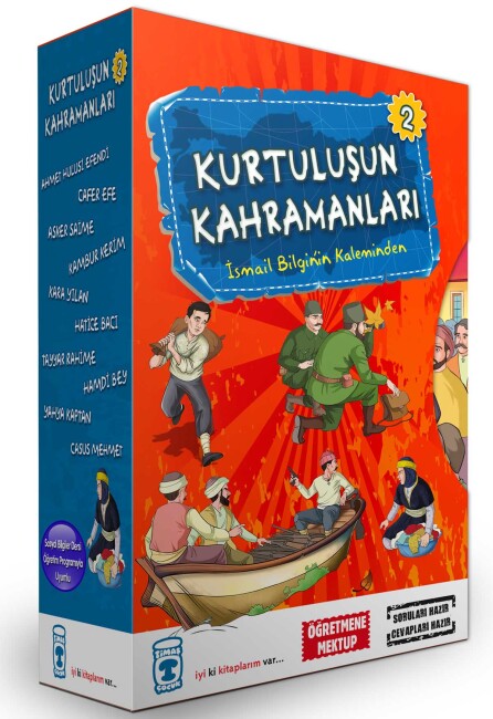 KURTULUŞUN KAHRAMANLARI 2 10 Kitap İsmail Bilgin - TİMAŞ YAYINLARI