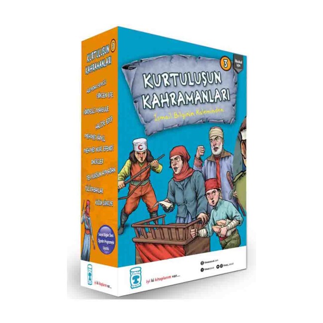 KURTULUŞUN KAHRAMANLARI 3 SET (10 Kitap) …. İsmail Bilgin - TİMAŞ YAYINLARI