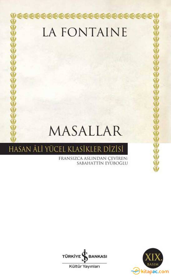 LA FONTAİNE/MASALLAR - 1