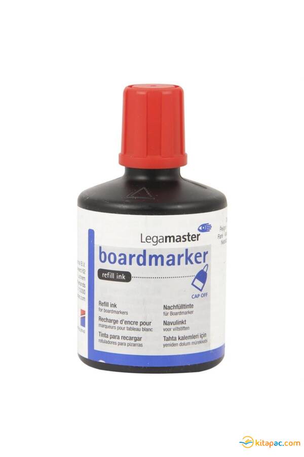 LEGAMASTER 100ML BEYAZ TAHTA KALEMİ MÜREKKEBİ - KIRMIZI - 1