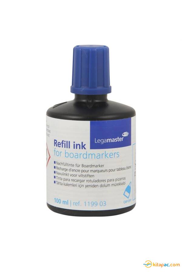 LEGAMASTER 100ML BEYAZ TAHTA KALEMİ MÜREKKEBİ - MAVİ - 1