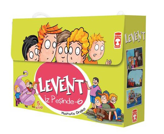 LEVENT İZ PEŞİNDE 6. SET 5 Kitap - TİMAŞ YAYINLARI