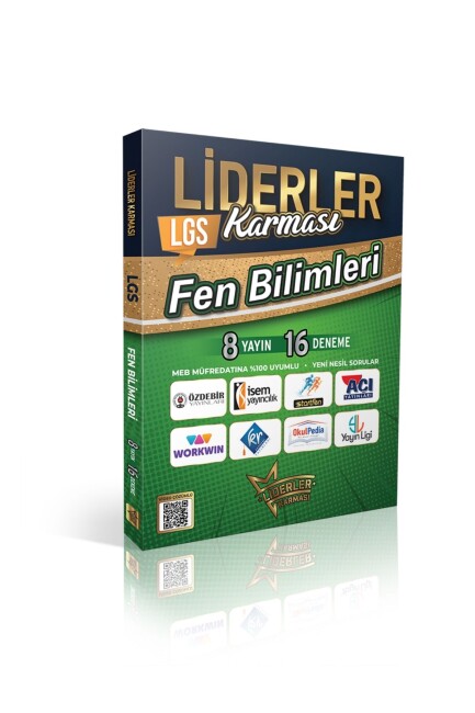 LİDERLER KARMASI 8.Sınıf LGS FEN BİLİMLERİ 8 YAYIN 16 DENEME SETİ - LİDERLER KARMASI
