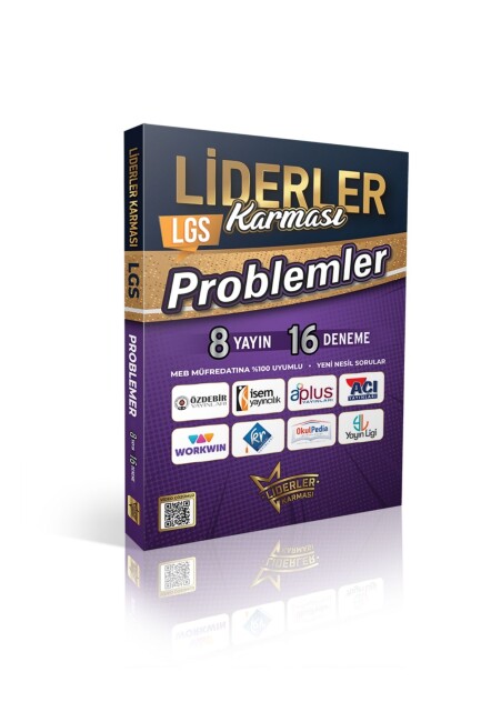 LİDERLER KARMASI 8.Sınıf LGS PROBLEMLER 8 YAYIN 16 DENEME SETİ - LİDERLER KARMASI