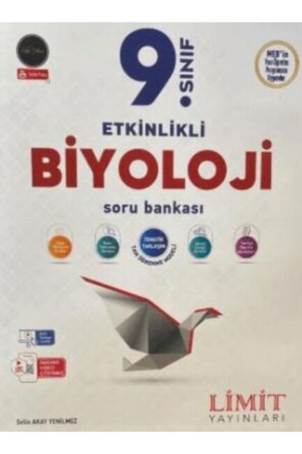 LİMİT 9.Sınıf BİYOLOJİ ETKİNLİKLİ SORU BANKASI - LİMİT YAYINLARI