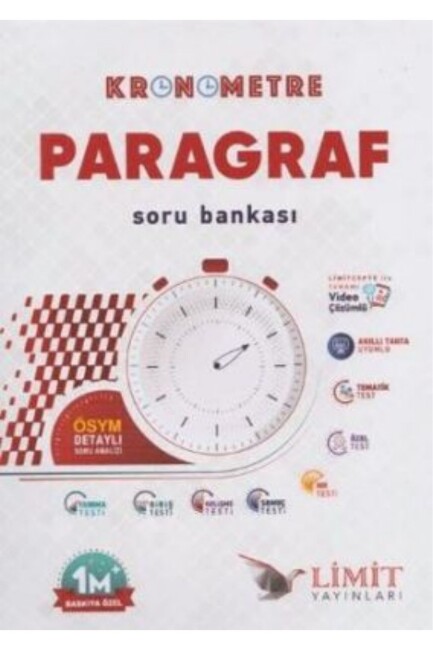 LİMİT KRONOMETRE PARAGRAF Soru Bankası - LİMİT YAYINLARI