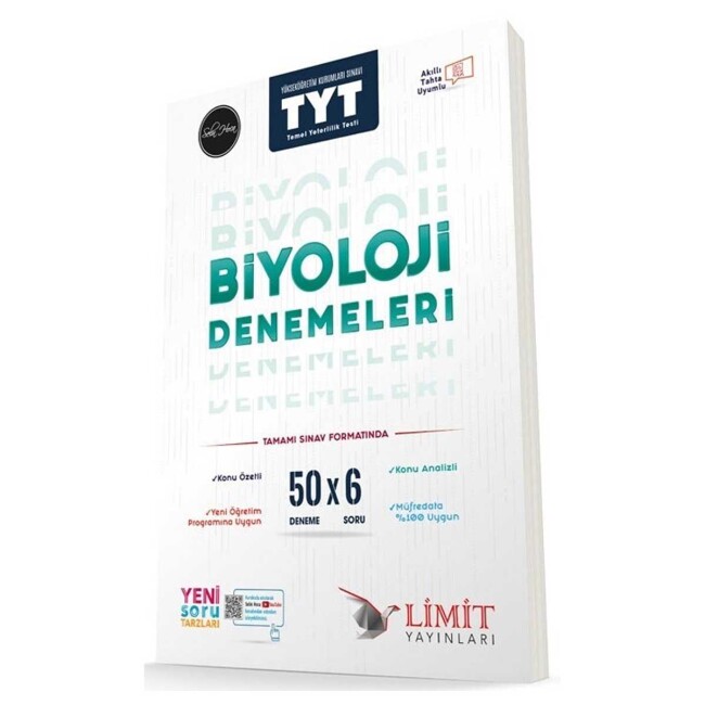 LİMİT TYT BİYOLOJİ 50x6 DENEME - LİMİT YAYINLARI