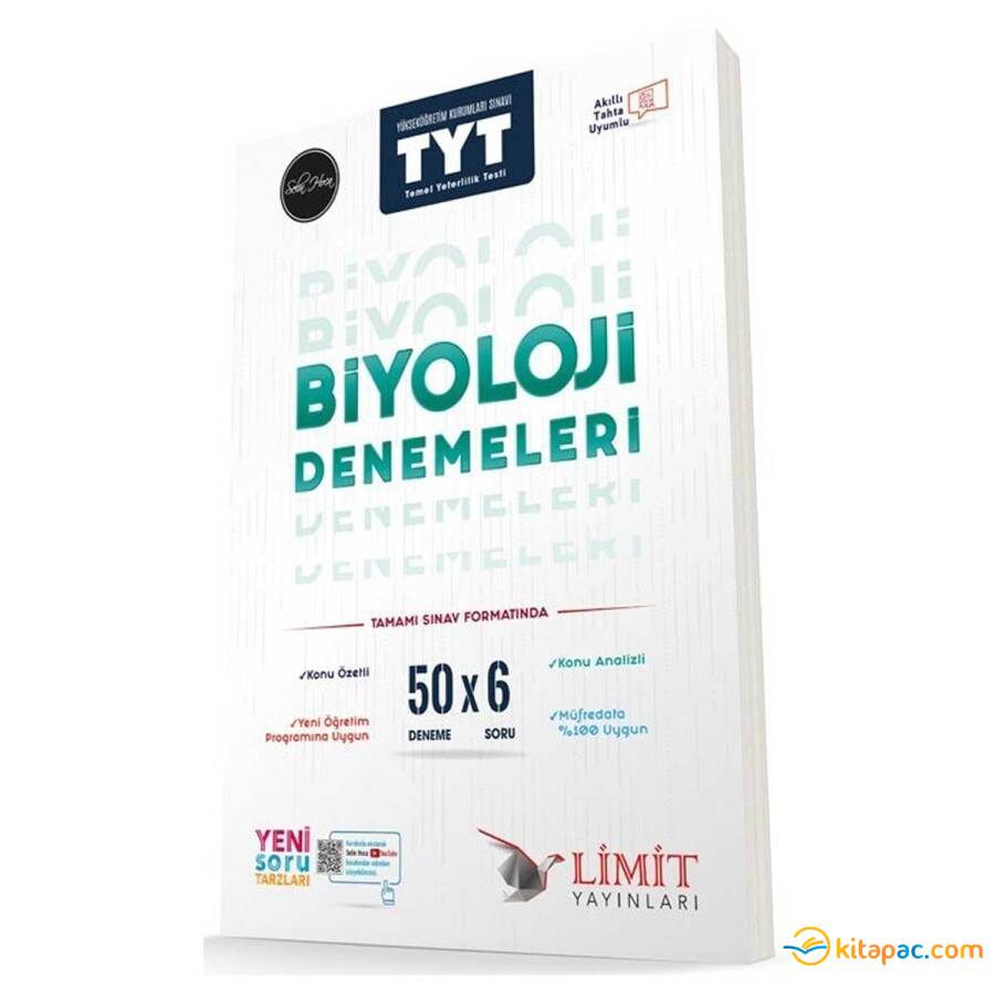 LİMİT TYT BİYOLOJİ 50x6 DENEME - 1
