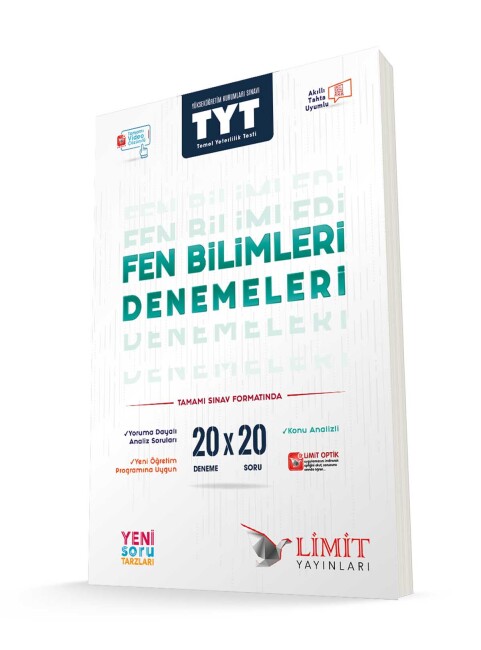 LİMİT TYT FEN BİLİMLERİ 20x20 DENEMELERİ - LİMİT YAYINLARI