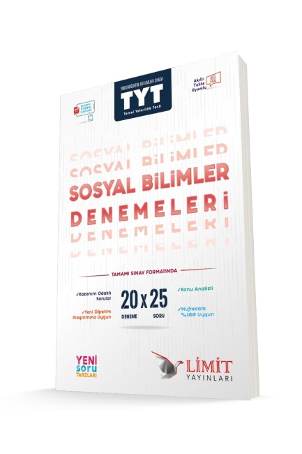 LİMİT TYT SOSYAL BİLİMLER 20x20 DENEMELERİ - LİMİT YAYINLARI