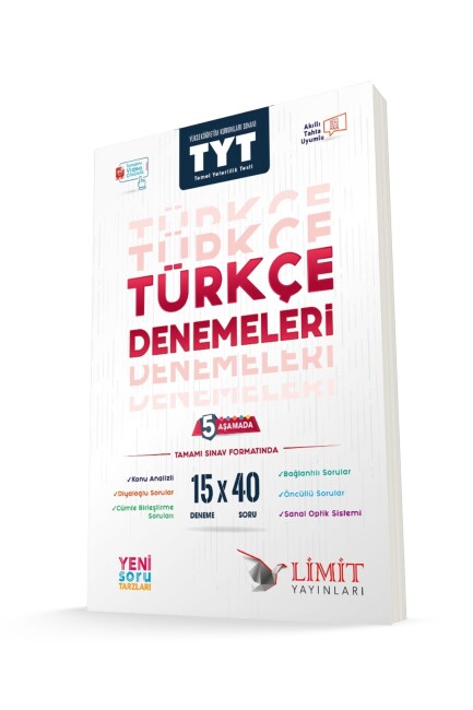 LİMİT TYT TÜRKÇE 15x40 DENEMELERİ - LİMİT YAYINLARI