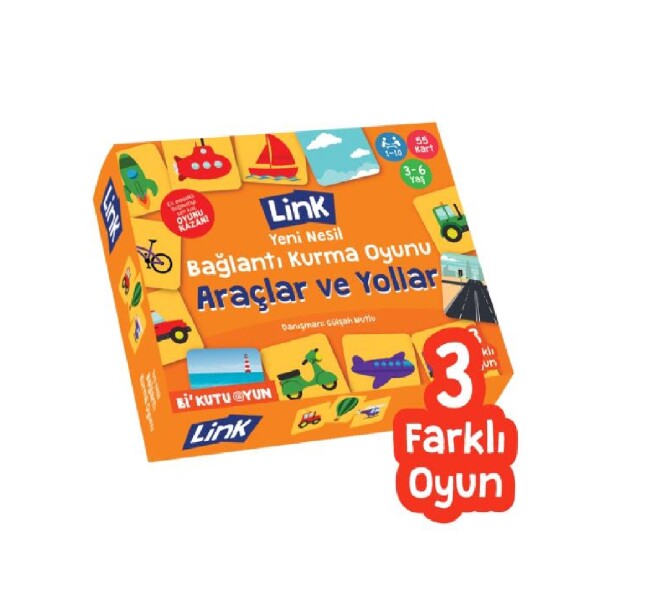 LİNK - TAŞITLAR BAĞLANTI KURMA OYUNU - TİMAŞ YAYINLARI