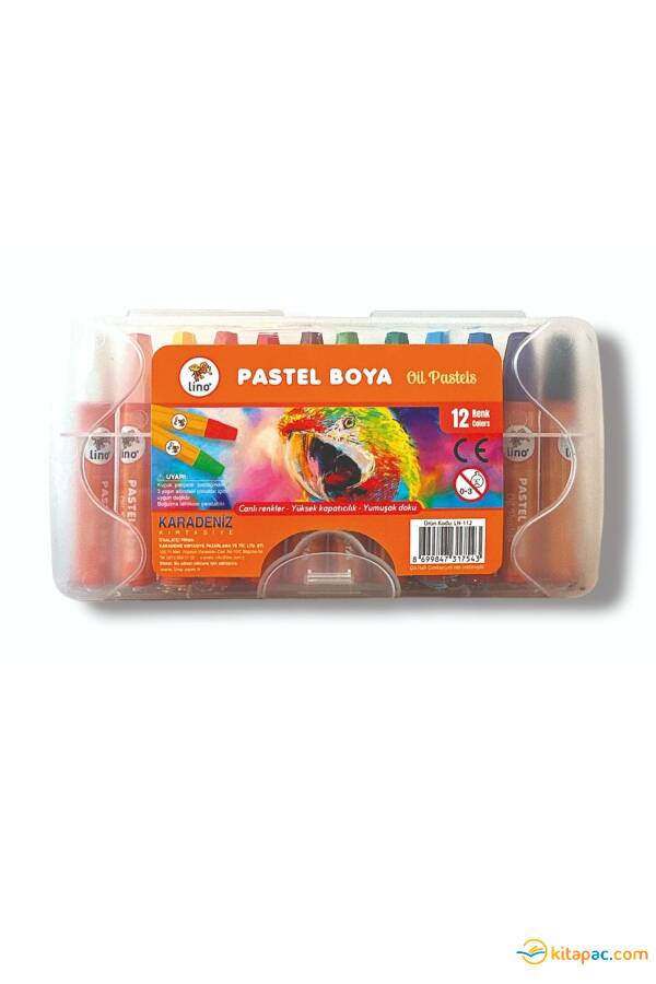 LİNO YAĞLI PASTEL BOYA 12 RENK - 1