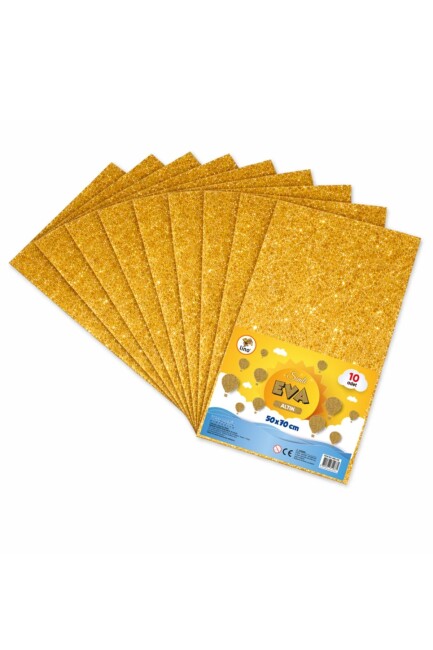 LİNO 50X70 SİMLİ EVA 2MM 10 LU PAKET - ALTIN - LİNO