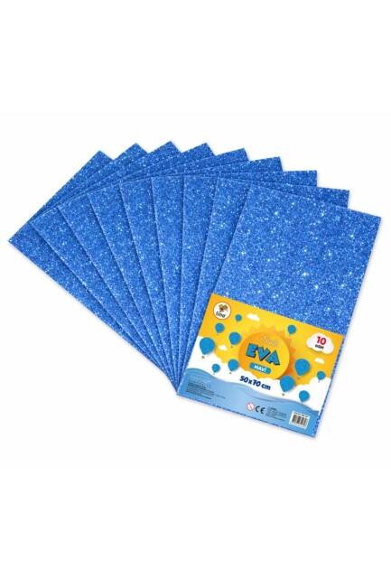 LİNO 50X70 SİMLİ EVA 2MM 10 LU PAKET - MAVİ - LİNO