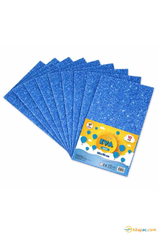 LİNO 50X70 SİMLİ EVA 2MM 10 LU PAKET - MAVİ - 1