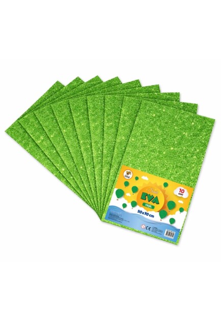 LİNO 50X70 SİMLİ EVA 2MM 10 LU PAKET - YEŞİL - LİNO