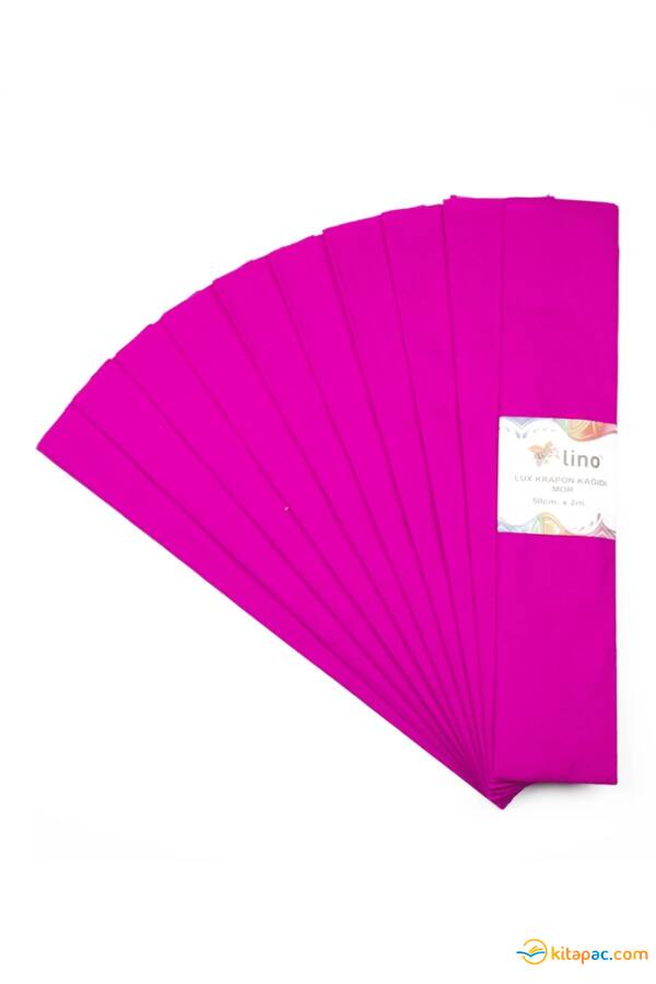 LİNO 10 ADET KRAPON KAĞIDI (50x200cm) - MOR - 1