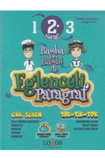 LODOS 2.Sınıf EĞLENCELİ PARAGRAF SORU BANKASI - LODOS YAYINLARI
