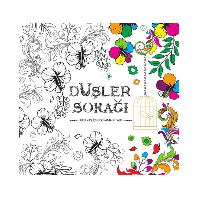 MANDALA - DÜŞLER SOKAĞI - HER YAŞ İÇİN BOYAMA KİTABI - KARATAY YAYINLARI