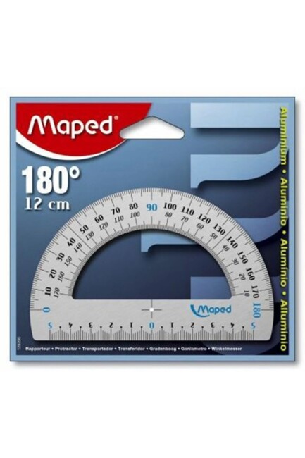MAPED 12 cm ALÜMİNYUM AÇI ÖLÇER 180 DERECE - MAPED