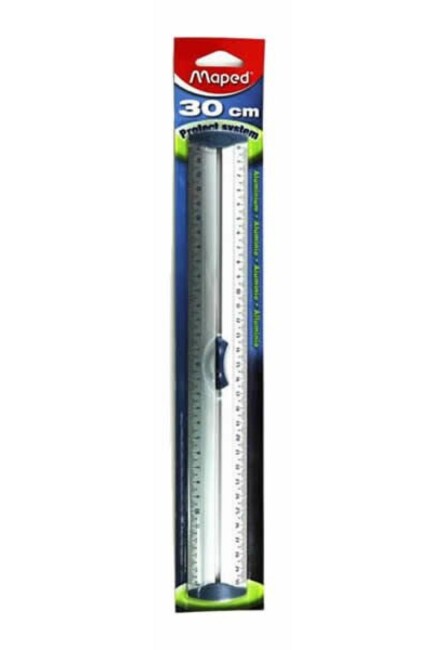 MAPED 30 cm ALÜMİNYUM TRİPLE DESİMETRE CETVEL - MAPED