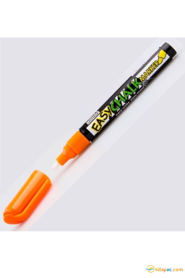 MARVY 470 SIVI TEBEŞİR KALEMİ FOSFORLU ORANGE - 1