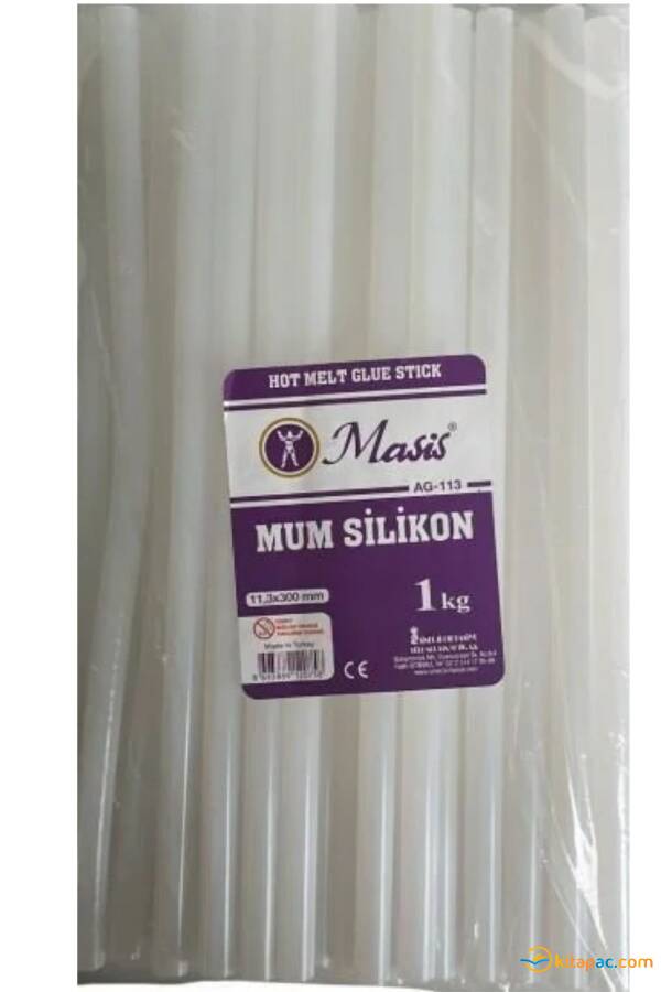 MASİS 1 KG KALIN SİLİKON ŞEFFAF AG-113 - 1
