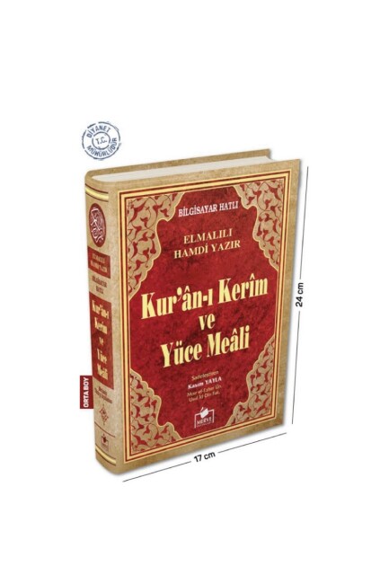 MERVE KUR AN-I KERİM MEALLİ ORTA BOY BİLGİSAYAR HATLI - MERVE YAYINLARI