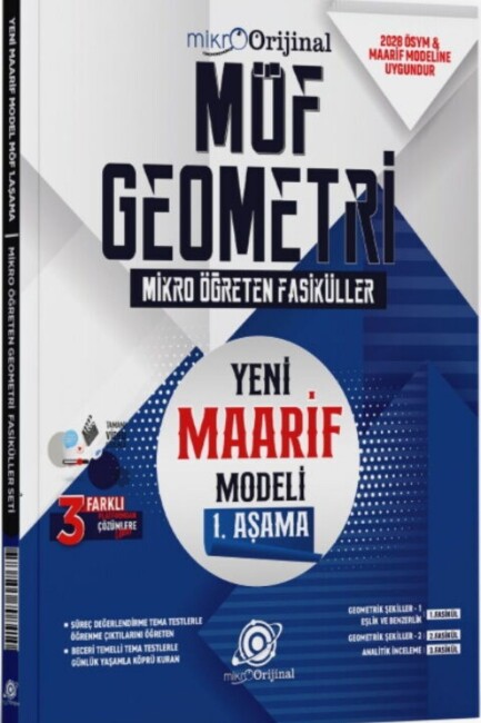 ORİJİNAL MİKRO GEOMETRİ MAARİF MODEL 1.AŞAMA MÖF - ORİJİNAL YAYINLARI