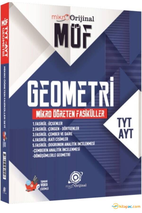 MİKRO ORİJİNAL TYT-AYT GEOMETRİ SETİ MÖF MİKRO ÖĞRETEN FASİKÜLLER - 1