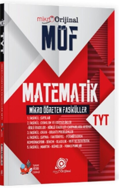ORİJİNAL MİKRO TYT MATEMATİK SETİ MÖF MİKRO ÖĞRETEN FASİKÜLLER - ORİJİNAL YAYINLARI