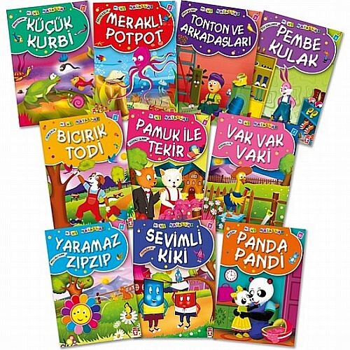MİNİ MASALLAR SETİ - 1 - 10 Kitap - TİMAŞ YAYINLARI