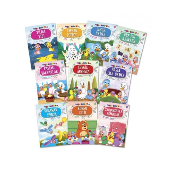 MİNİ MASALLAR SETİ - 6 - 10 Kitap - TİMAŞ YAYINLARI